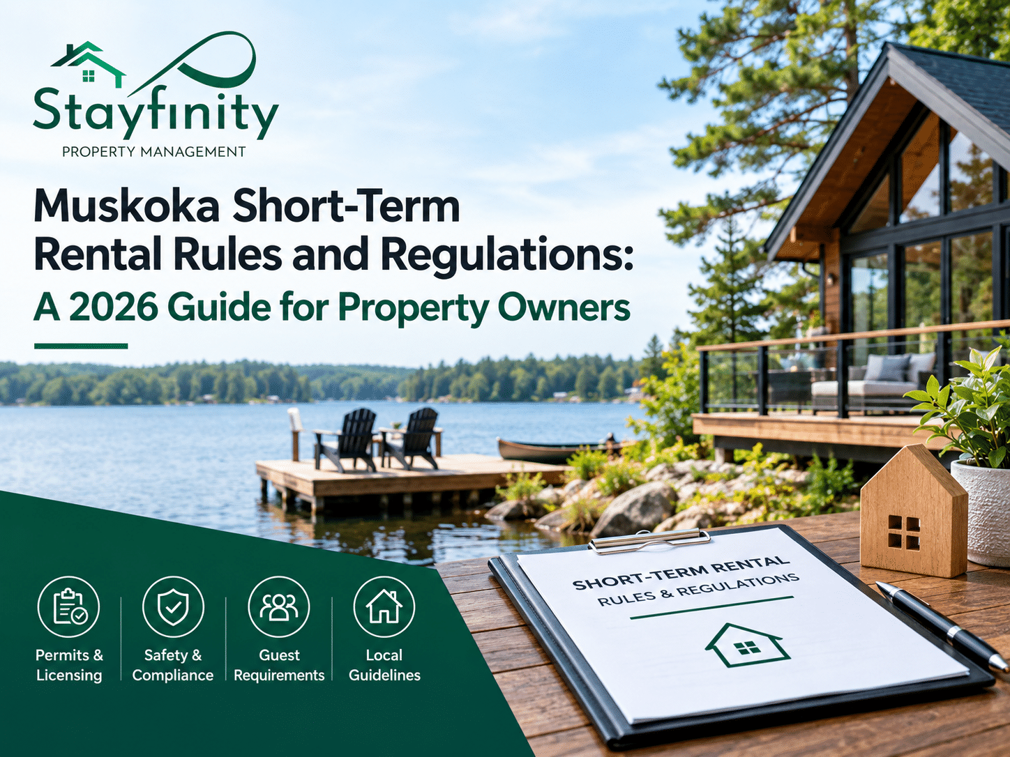 Muskoka Short-Term Rental Rules:A 2026 Guide for Airbnb Owners by Stayfinity